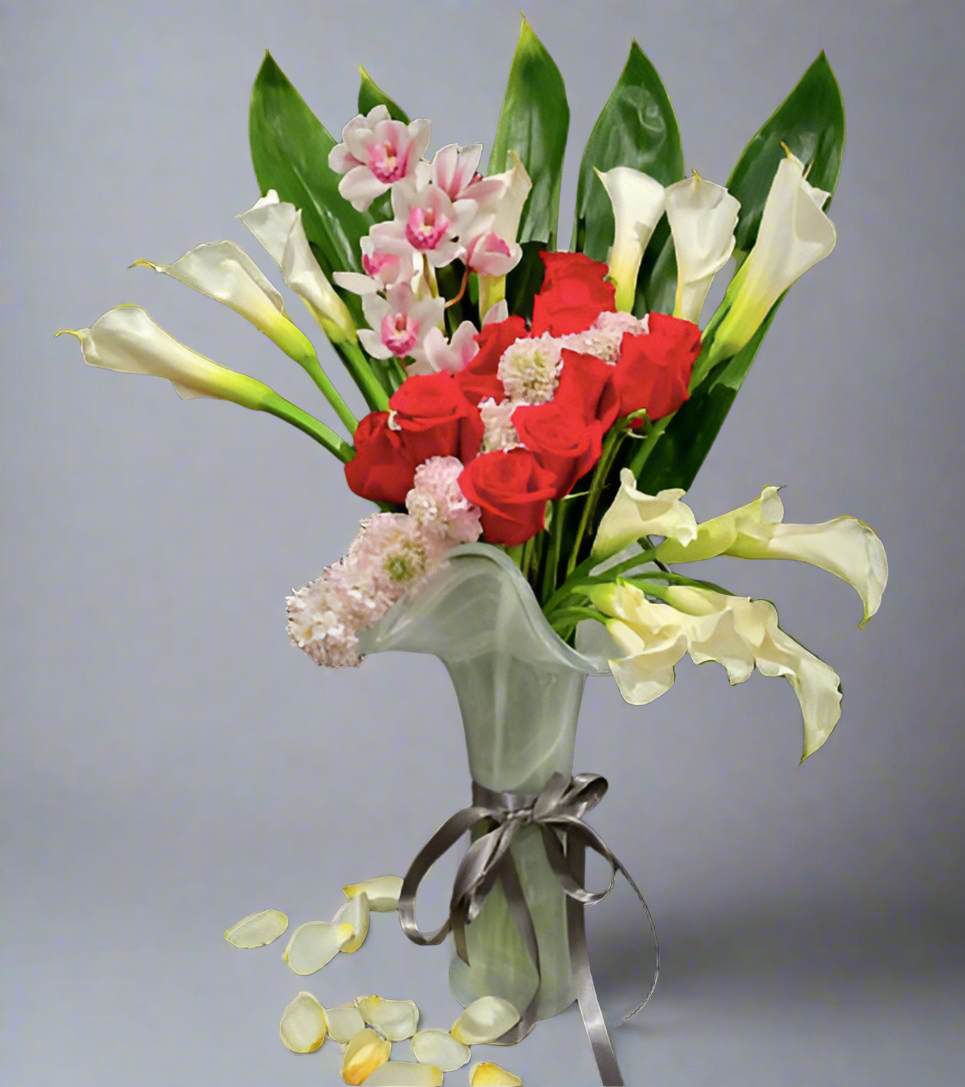 Premium Lily Mixed Bouquets - Elegant Fresh Flower Arrangements