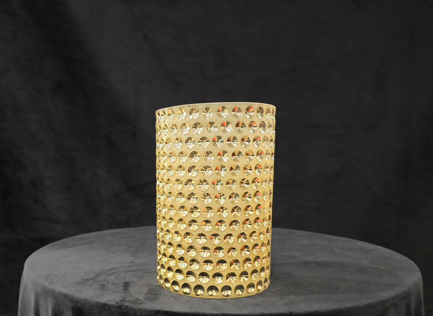 Beaded Small Candle Votive - Intimate Elegance