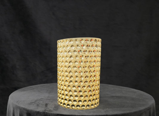 Beaded Small Candle Votive - Intimate Elegance