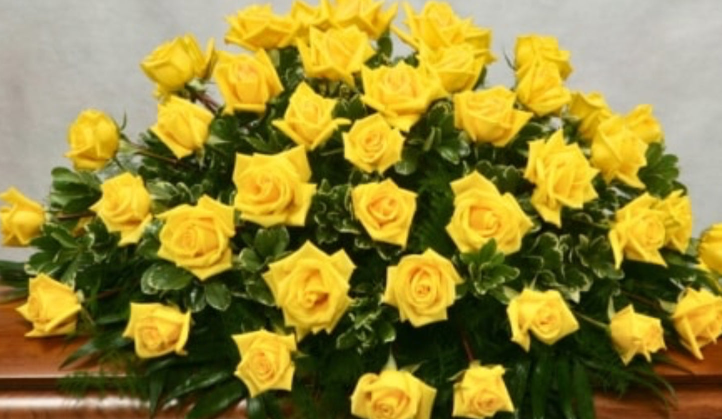 Premium All-Rose Funeral Packages - Elegant Memorial Arrangements