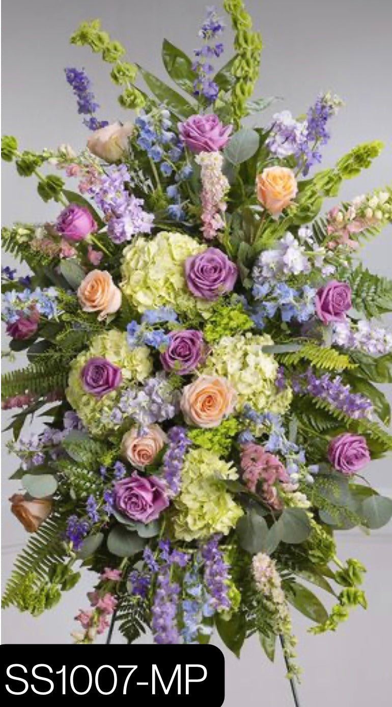 Premium Standing Sprays - Elegant Funeral & Memorial Arrangements