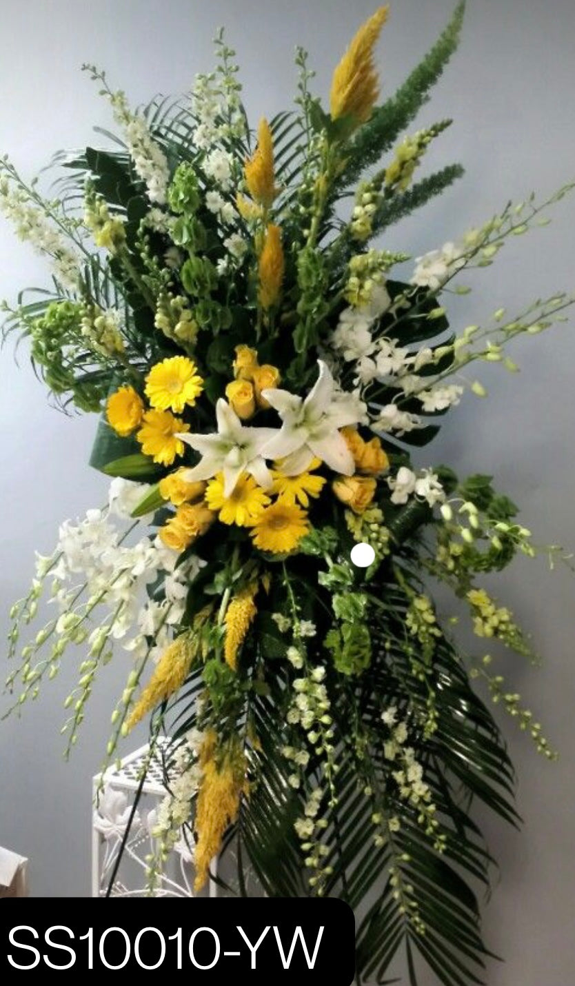 Premium Standing Sprays - Elegant Funeral & Memorial Arrangements