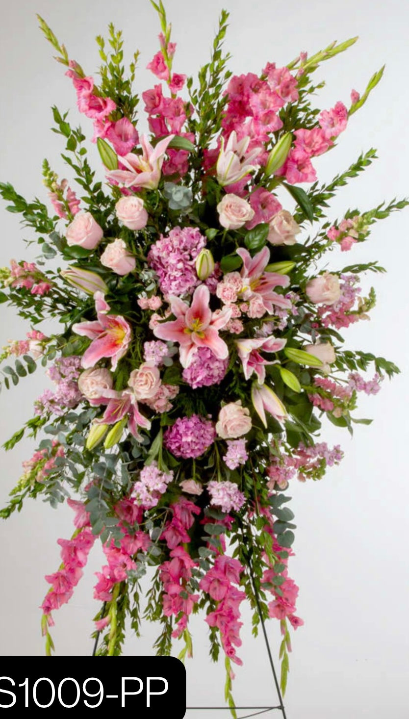 Premium Standing Sprays - Elegant Funeral & Memorial Arrangements
