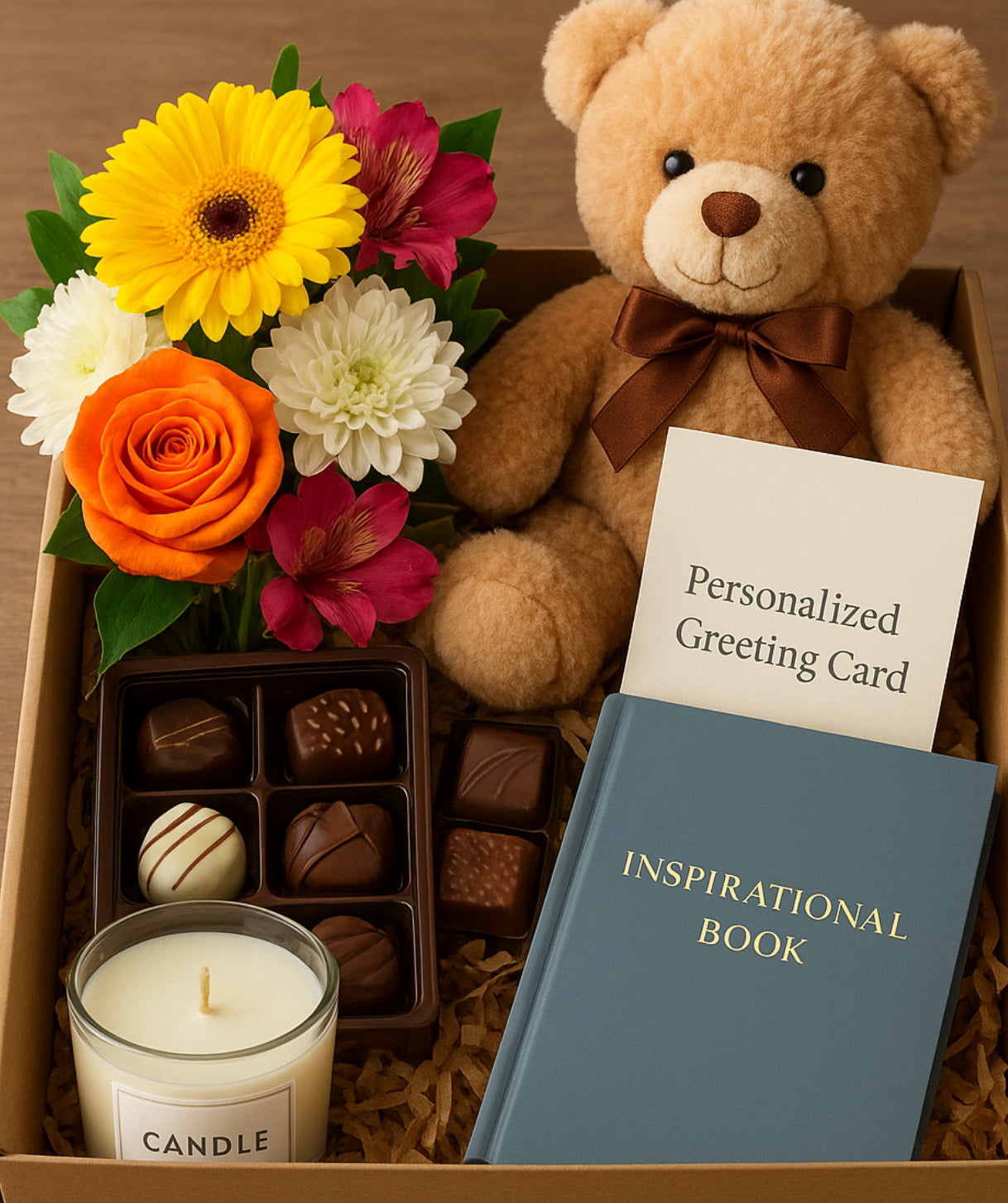 Deluxe Floral Gift Box - Complete Comfort Collection