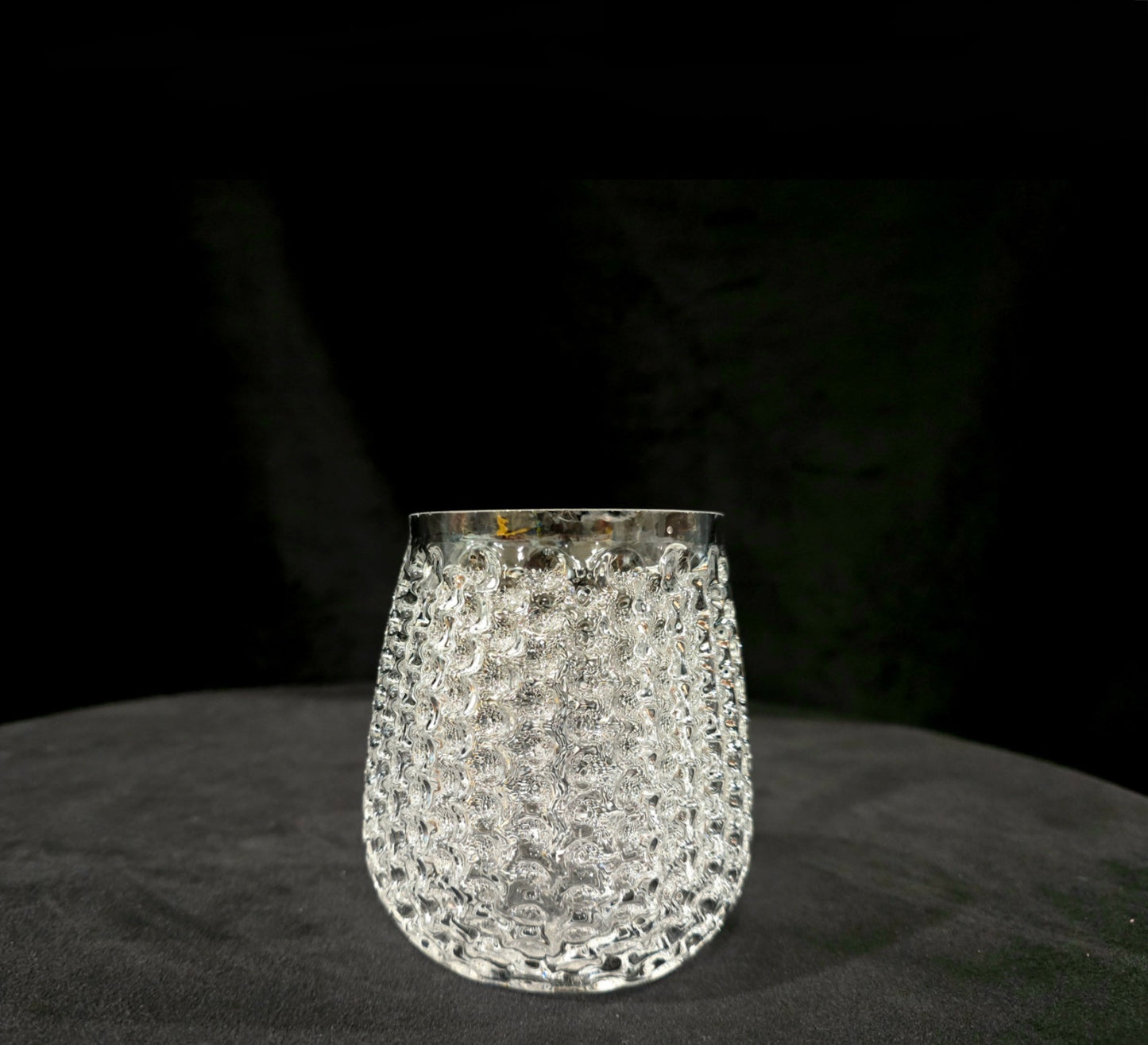Elegant Beaded Candle Votive - Dual Purpose Décor