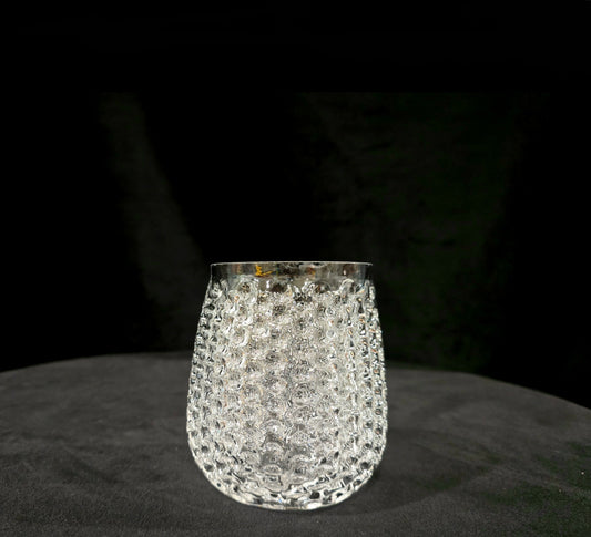 Elegant Beaded Candle Votive - Dual Purpose Décor