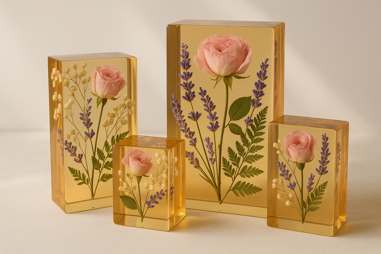 Dried Flowers in Resin