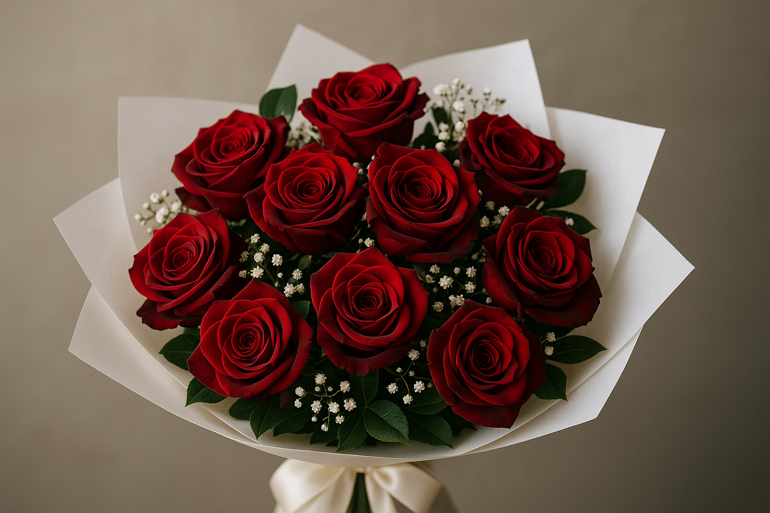 Red rose bouquet