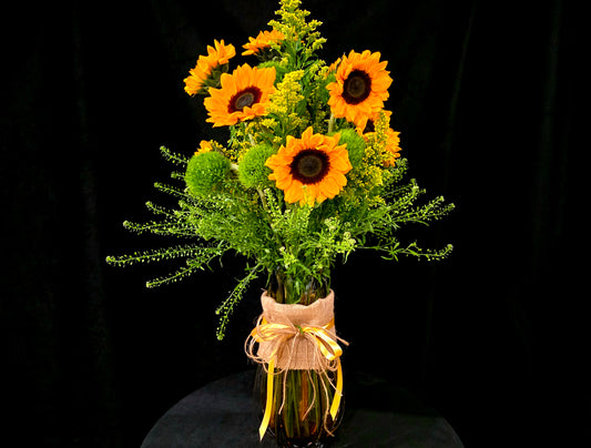 Premium Fresh Sunflower Bouquets - Bright Yellow Flower Arrangements