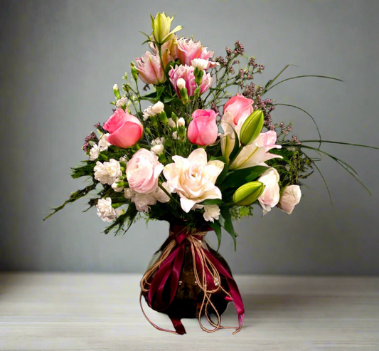 Premium Lily Mixed Bouquets - Elegant Fresh Flower Arrangements